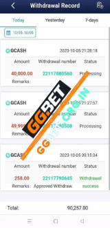 GGBET withdrawal 2