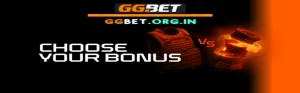 GGBET NOW YOU CAN CHOOSE YOUR BONUS!